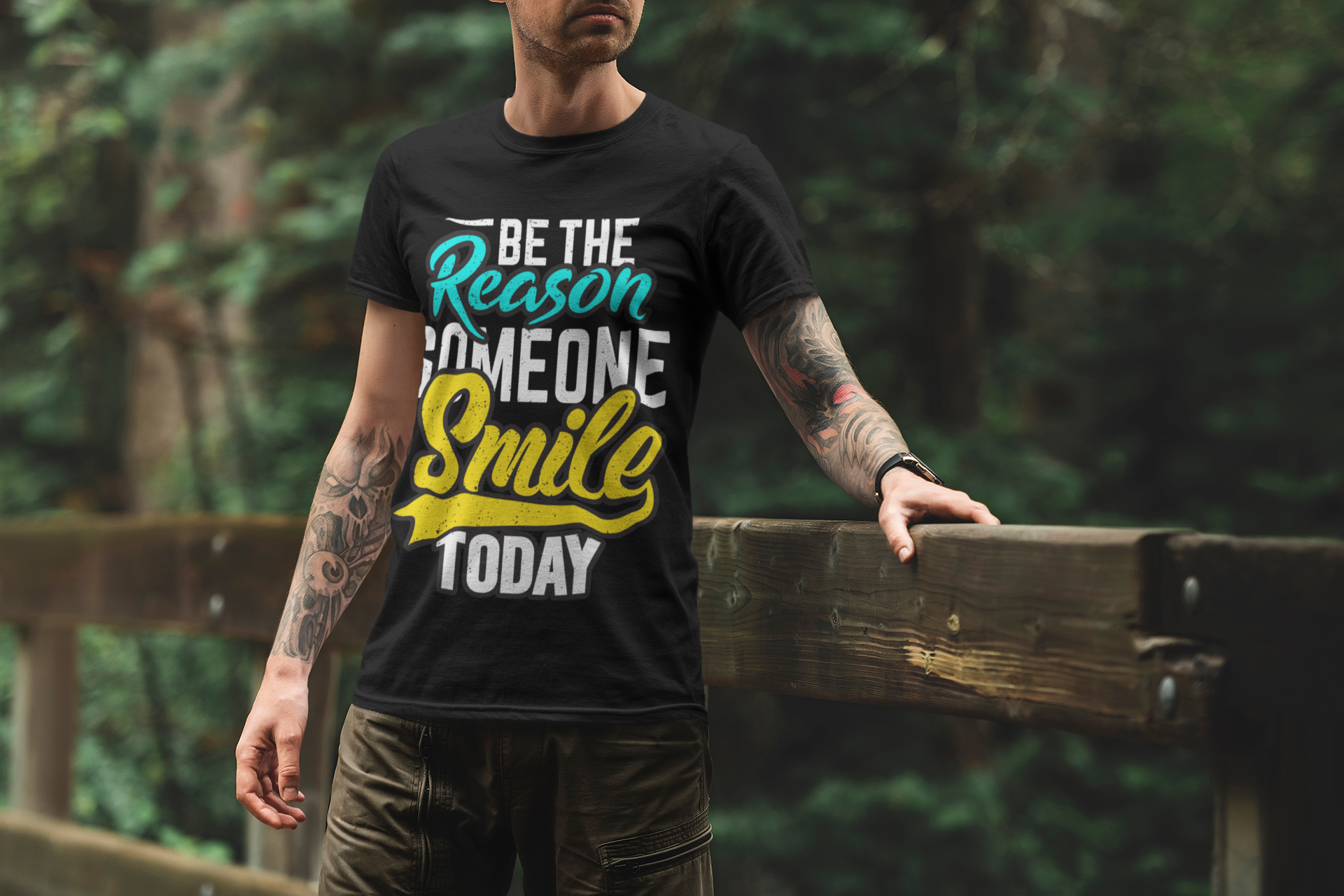 Be the Reason Someone Smile Today  - Herren Premiumshirt