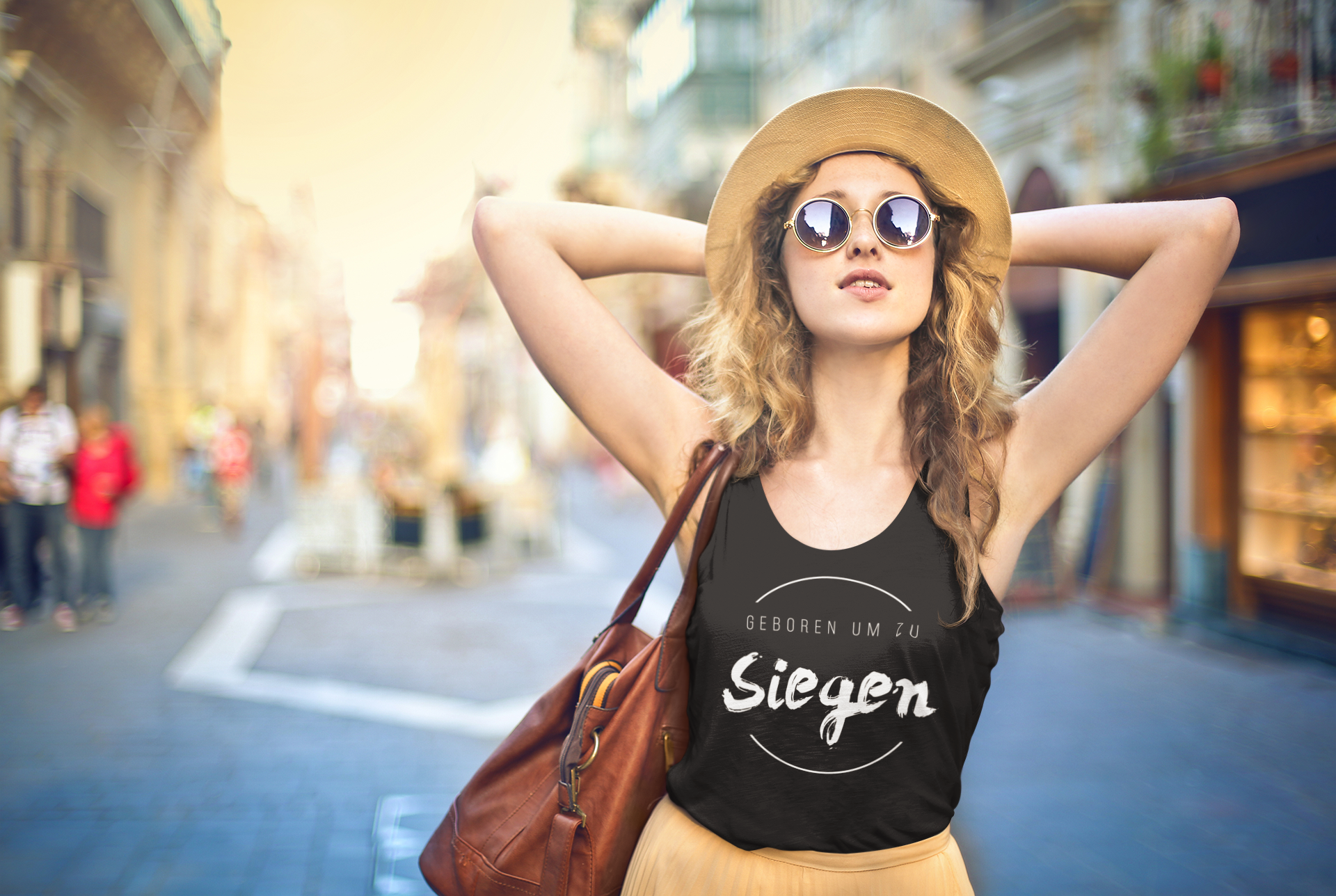 GEBOREN UM ZU SIEGEN  - Damen Tanktop