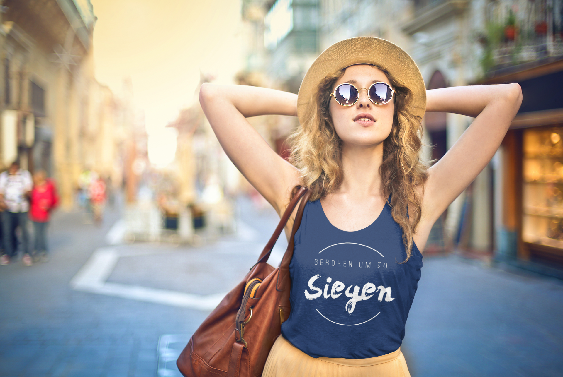 GEBOREN UM ZU SIEGEN  - Damen Tanktop